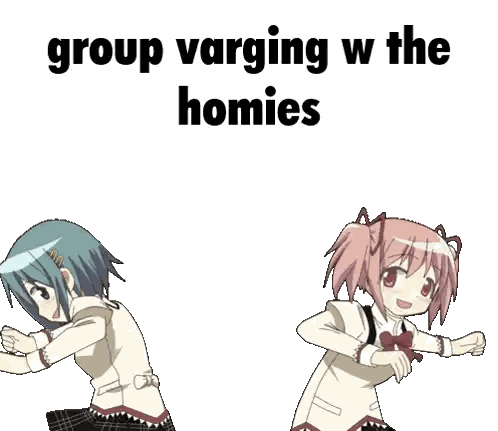 Anime Girls Dancing with Homies