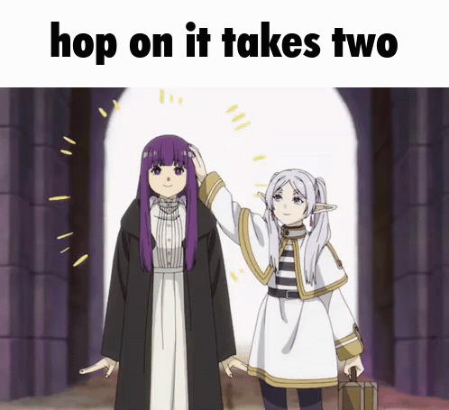 Anime Girls Hop On It Takes Two
