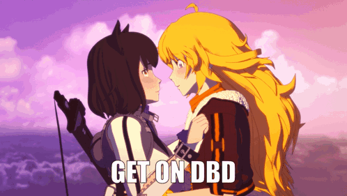Anime Girls Kissing Get on DBD