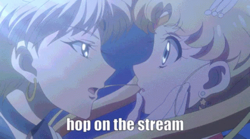 Anime Girls Kissing Hop On The Stream