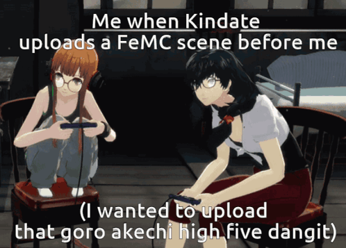 Anime Girls Me When Kindate Uploads Femc Scene