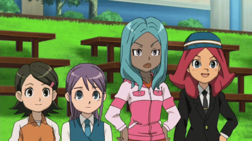 Anime Girls Standing Together