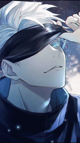 Anime Gojo Satoru Animated Fan Art GIF