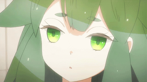 Anime Green Hair And Green Eyes GIF