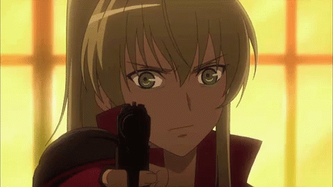 Anime Phantom Requiem Gun Shooting GIF