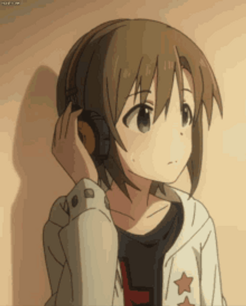 Anime Guy Listening To Music GIF