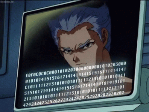 Anime Hackerman Do The Hacking Screen GIF