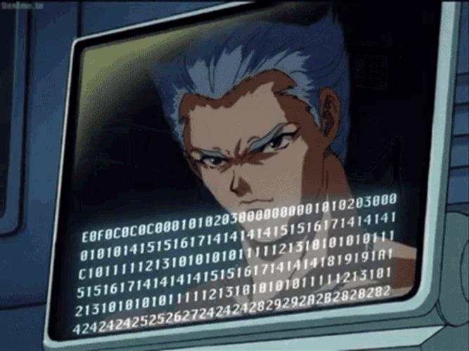 Anime Hackerman Do The Hacking GIF