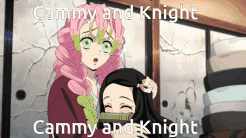 Anime Halloween Cammy And Knight GIF