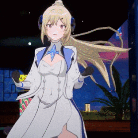 Anime Halloween Girl Dancing Alone GIF