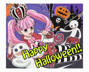 Anime Halloween Perona One Piece GIF