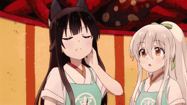 Anime Hug Chiya And Kon GIF