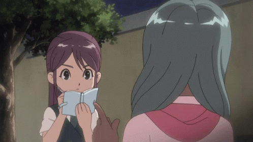 Anime Inazuma Eleven Kudou Fuuka Taking Notes GIF