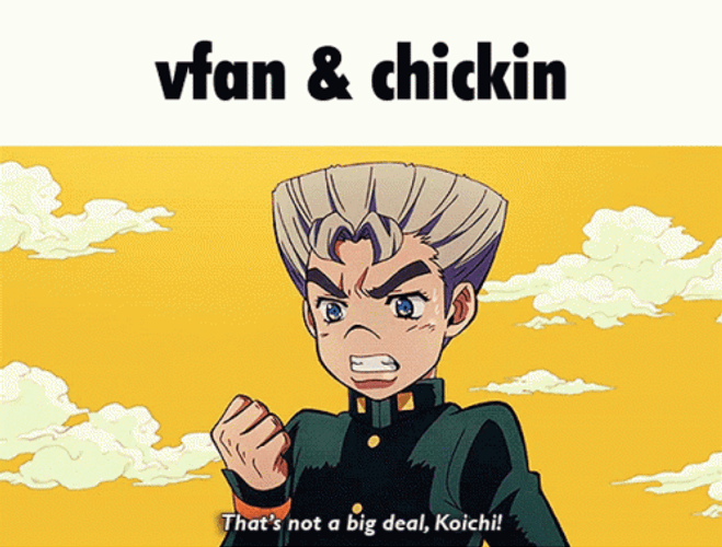 Anime Josuke Higashikata No Big Deal Koichi GIF