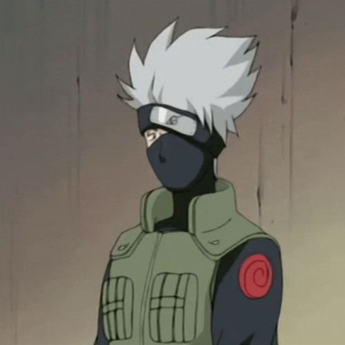 Anime Kakashi Hatake Wave GIF