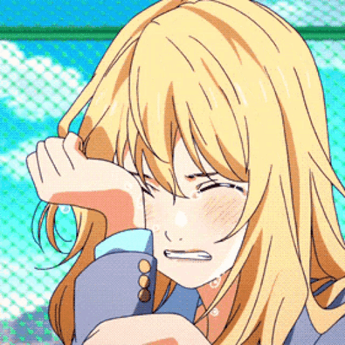 Anime Kaori Miyazono Crying GIF