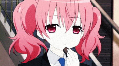 Anime Karuta Roromiya Eating Little Girl Popsicle GIF