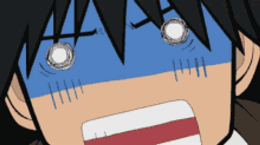 Anime Keiichi Morisato Scary Surprise Funny Reaction GIF 
