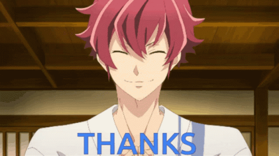 Anime Kensei Maeshima Thank You GIF