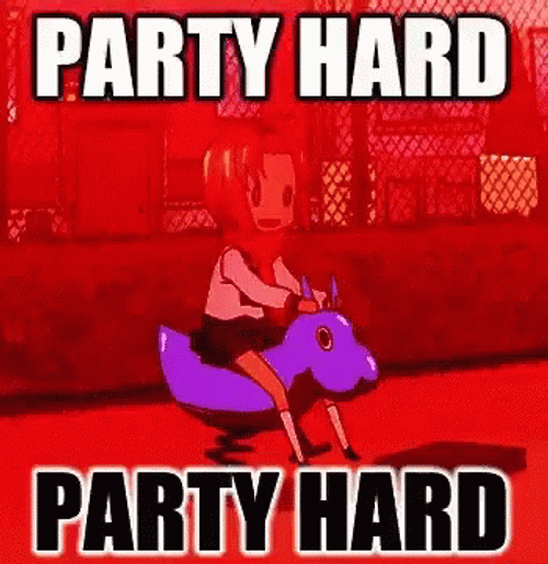 Anime Kid In The Playground Party Hard GIF