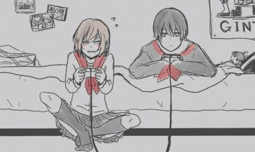 Anime Kissing 498 X 298 Gif GIF