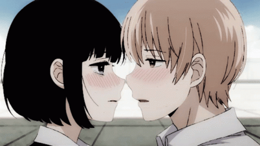 Anime Kissing Scum's Wish Manga Series GIF