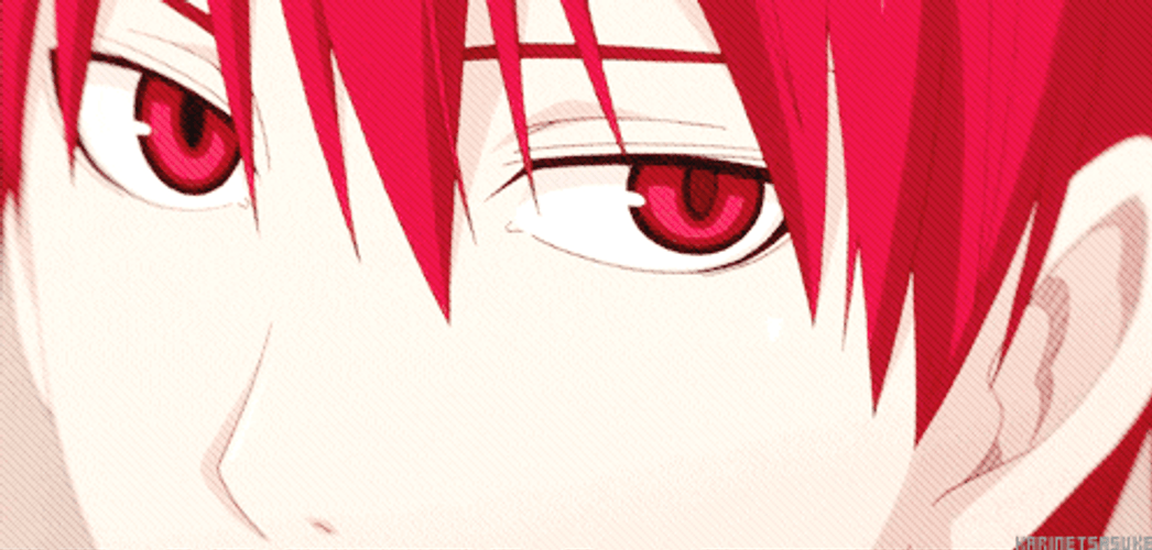Anime Kuroko Basketball Akashi Seijuro Red Hair GIF