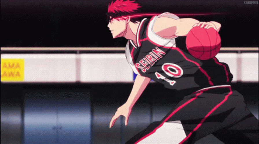 Anime Kuroko Basketball Taiga Kagami Serin Yosen Block GIF