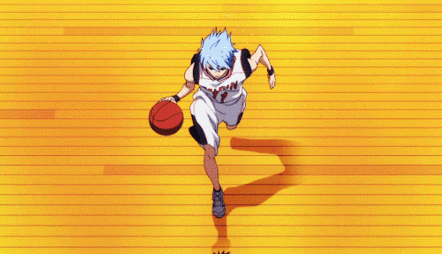 Anime Kuroko No Basket Tetsuya Basketball Play GIF