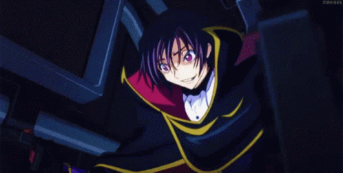 Anime Laugh Code Geass Lelouch Lamperouge GIF