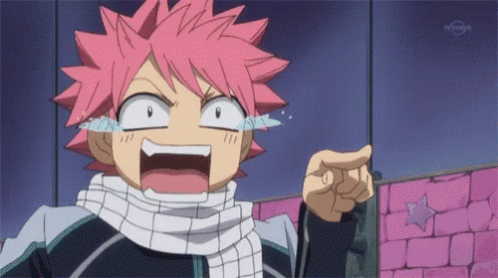 Anime Laugh Fairy Tail Natsu Dragneel GIF