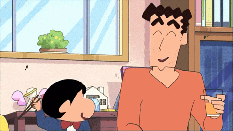 Anime Laugh Hiroshi Nohara And Shin Chan GIF
