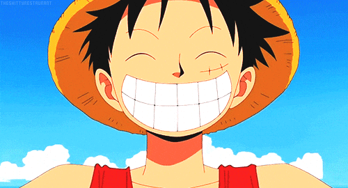 Anime Laugh One Piece Monkey D Luffy GIF