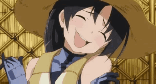 Anime Laugh Sky Girls Eika Ichijo GIF