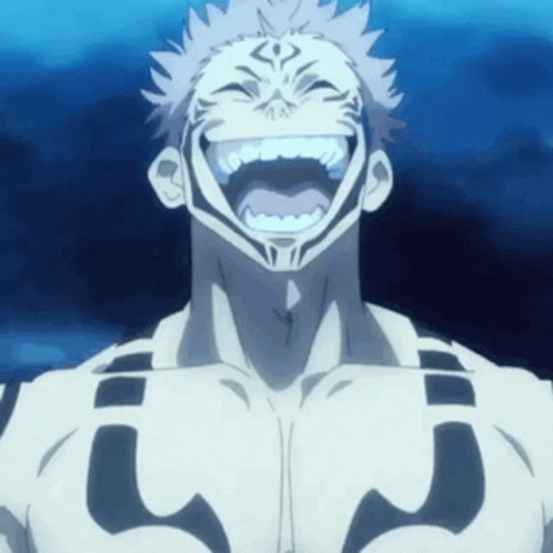 Anime Laugh Yuji Itadori Jujutsu Kaisen GIF