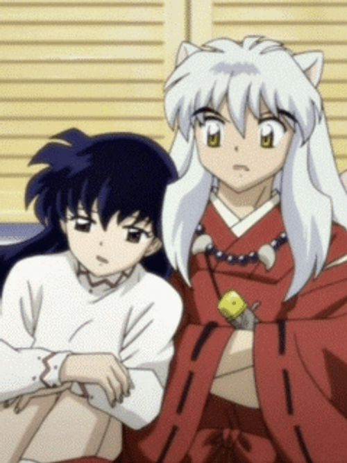 Anime Love Kagome And Inuyasha GIF