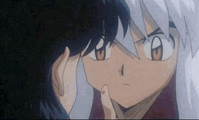 Anime Love Kagome Higurashi And Inuyasha GIF
