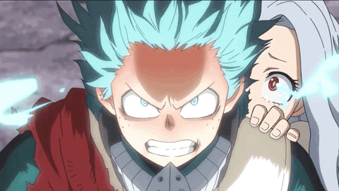 Anime Mha Izuku Midoriyaeri GIF