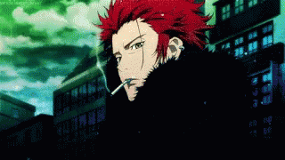 Anime Mikoto Suoh K Project Smoking GIF