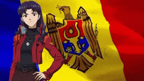 Anime Misato Katsuragi Moldova GIF