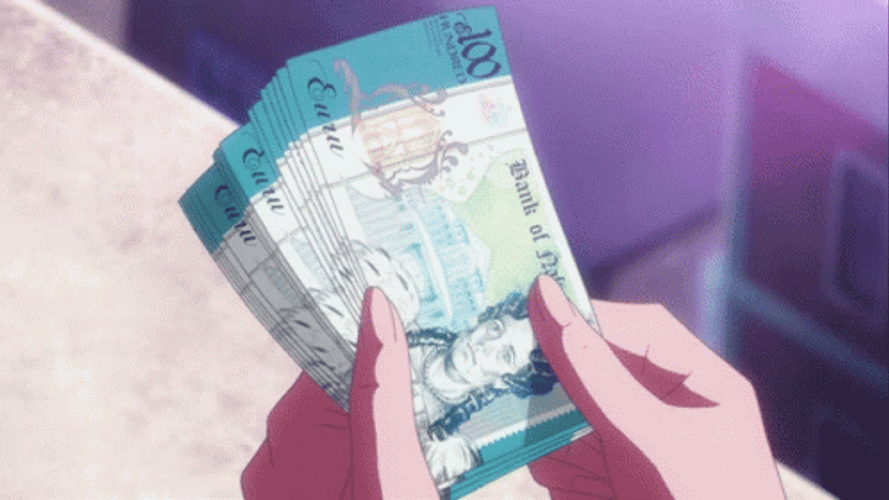 Anime Money GIFs 