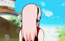 Anime Naruto Sakura Haruno Creepy Angry Face Reveal GIF
