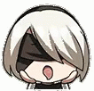 Anime Nier Head Brain Blast GIF
