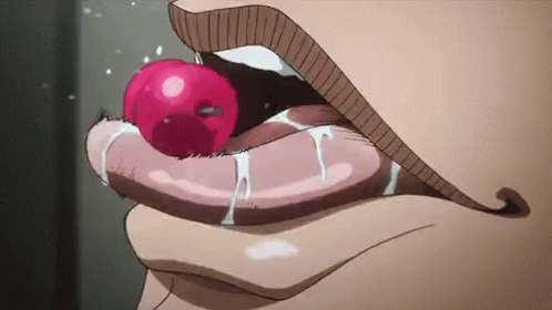 Anime Noriaki Kakyoin Berries Slurp GIF