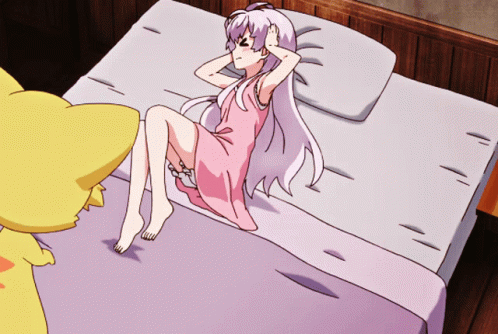 Anime Not Listening Lying Bed GIF
