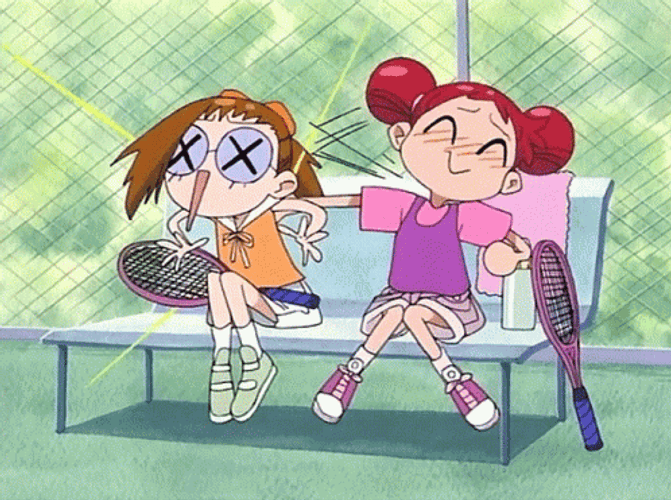 Anime Ojamajo Doremi Pat On The Back GIF