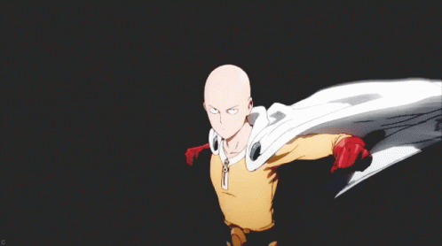 Anime One Punch Man Saitama GIF