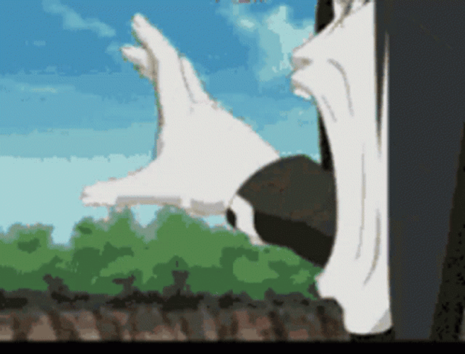 Anime Orochimaru Coming Out From His Own Body GIF