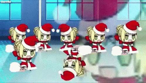 Anime Padoru Hentai Merry Christmas GIF