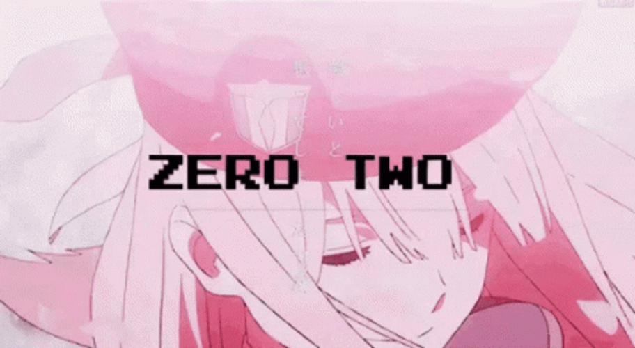 Anime Pink Hair Zero Two GIF